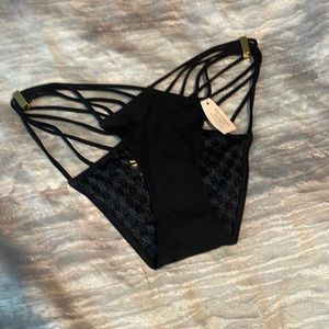NWT Strappy Victorias Secret Black Binkini